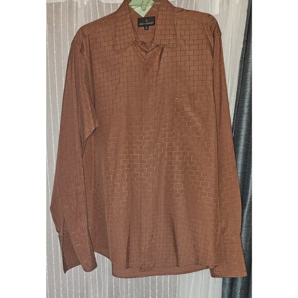 Stacy Adams Brown Dress Shirt - Picture 1 of 3